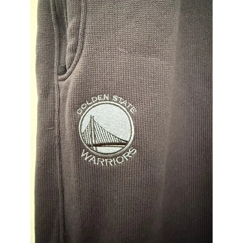 Adidas Black NBA Golden State Warriors Fleece Lined Sweatpants XL2 NEW Lounge